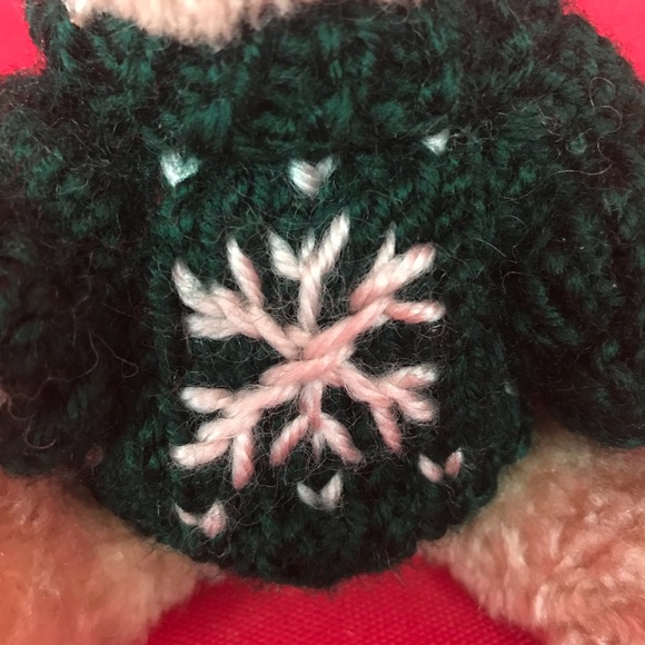 Cute Vintage Plush Bear Ornament - Picture 5 of 6